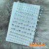 Cara Cara Autoadhesivo Maquillaje Pegatina Ceja Diamante Pegatina Bola de Diamante Niños Mariposa Tul Hilo de Seda Escenario Actuación