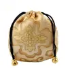 07Jn Bolsa de Brocado Bolsa de Estilo Antiguo para Cuentas de Oración Budista Bolsa para Pulsera, Bolsa Cultural, Bolsa de Embalaje, Bolsa Pequeña de Brocado, Bolsita
