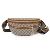 Bolso de Pecho de Moda Popular Transfronterizo para Mujer, Bolso Cruzado de Viajero con Monograma Vintage, Bolso de Hombro Clásico Versátil, Riñonera