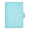 Caderno A6 de Folhas Soltas Mais Vendido no Exterior, Logo Personalizável, Capa Destacável de Folhas Soltas, Planejador de Orçamento em Dinheiro de Couro PU