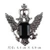 Lanhao Insignia Broche de Caballero Águila Voladora Lobo Estrella de Cinco Puntas Retro Pin Sencillo Accesorios Unisex Mayoreo