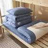 Juego de Tres Piezas para Cama de Dormitorio de Estudiante Universitario, Algodón Puro, Sábanas para Litera de Dormitorio, Funda de Edredón, Juego de Cama Seis