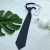 Corbata Gris Lazo Cruzado para Mujer Raíz de Pluma Uniforme Estudiantil Japonés Toga Académica Falda Plisada Cuello de Lazo Versátil