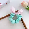 Diadema de Tela de Color Contrastante con Orejas de Conejo Estilo Coreano Dulce y Femenina con Forma de Corazón Banda Elástica Alta para el Cabello Cuerda para el Cabello Accesorios para el Cabello de Estudiante