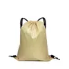 Estoque Disponível Armazenamento de Brinquedos Bolsa com Cordão 210D Duas Alças Bolsa de Armazenamento em Tecido Oxford com Cordão Mochila Esportiva de Maratona Futebol