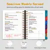 Planificador de Horario Inglés Transfronterizo Temu, Planificador de Página Diaria, Planificador de Calendario 2027, Manual de Eficiencia, Cuaderno de Planificación de Gestión