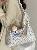 Bolsa de Tote Estilo Perezoso Estrella Coreana 2026 Nuevo Lanzamiento Sensación Relajada Gran Capacidad Personalidad Retro Bolso de Hombro Único para Viajes Tendencia