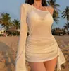 Bikini Nuevo Estilo 2026 para Mujer, Estilo Tailandés Sexy Hottie Protección Solar para Playa Vacaciones Dos Piezas Push-Up Cubrebañador