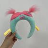 Engraçado feio fofo feio oito estranho bandana bonito vigoroso boneca pequena trança bandana desenho animado cocar super fofo grampo de cabelo de celebridade da Internet