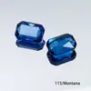 Cristal Dongzhou 8*6mm Retangular Octogonal Transparente com Fundo Pontiagudo Pedras Strass Transparente para Nail Art Acessórios para Joias DIY Pedras Strass Soltas
