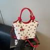Bolso bandolera de axila de moda con textura, estilo retro de Hong Kong, diseño impreso 2025 de gran capacidad para mujer