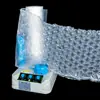 Máquina de cojín de aire inflador de película de calabaza bolsa de llenado anticaída amortiguador Bolsa de burbujas empaque inflador de rodillo pequeño