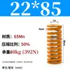 Padrão Japonês Resistente a Altas Temperaturas Mola de Molde Mola de Compressão Doméstica 65Mntf Fio Plano de Alta Resistência Compressão Retangular Alta Elasticidade