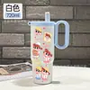 Crayón Shin-Chan Lindo Enfriador de Hielo Portátil para Coche con Popote Gigante Nuevo Modelo Taza Termo Crepúsculo para Hombres y Mujeres Estudiantes