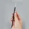 Pincel Delineador Negro para Detalles Finos, Adecuado para Dibujar Líneas Inferiores y Canales Lagrimales, Pincel para Detalles de Ojos, Herramienta de Belleza