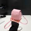 Bolsa Mini de Ombro Transversal Estilo Coreano Simples da Moda Casual Quadrada Pequena para Meninas e Mulheres Novo Modelo 2025