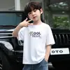 2026 Nueva Ropa de Verano para Niños Camiseta para Niños Manga Corta Verano Algodón Puro Tendencia Estilo Urbano Media Manga Top de Moda