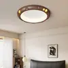 [Estrictamente Seleccionado] Lámpara de Techo Estilo Medieval Redonda Creativa Moderna Casual Restaurante Espectro Completo Protección Ocular Lámpara para Estudio