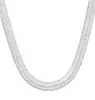 Accesorios de Colgante de Cadena de Hueso de Serpiente Plana Chapados en Cobre Oro Real Moda Popular Simple para Hombres y Mujeres de Amazon en Stock