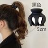 Pinza para el pelo de Calabaza Lazo para coleta alta Artefacto Fijo Parte trasera de la cabeza Pinza de tiburón para el pelo Joyería para el pelo Pinza de Calabaza Mujeres
