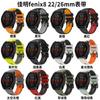 Pulseira Garmin fenix8765/X/S Pulseira Esportiva Garmin fenix 8X E Silicone Bicolor