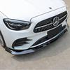 Adecuado para Mercedes-Benz Clase E W213 21-23 modificación labio delantero pala delantera Babos pequeño contorno alerón fijo de viento