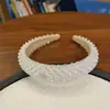Diadema de Cristal de Estilo Nuevo Transfronteriza Europea y Americana, Diadema de Esponja Totalmente Abarcada de Diamantes Súper Brillantes de Alta Gama, Accesorio para el Cabello Diario
