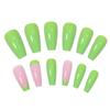 Verão transfronteiriço matcha imprensa na unha falsa unha patch nail patch nail patch wear unha produto acabado