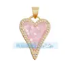 M07 M41B Acessórios de joias DIY amor estrela concha pérola cor zircônia pingente
