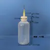 La botella dispensadora de 50 ml se puede quitar y reemplazar con botella de pegamento de aguja botella de inyección de boca puntiaguda botella de inyección de aceite se puede reemplazar con aguja 50ml
