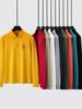 Camisa Polo Casual de Manga Larga Bordada para Hombre Tucán/Pájaro Carpintero Estilo Coreano Tendencia Otoño Nueva Llegada