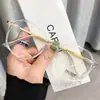 Gafas Poligonales Antiluz Azul de Estilo Coreano de Moda Sin Receta para un Look Natural, Gafas de Prescripción Listas para Usar