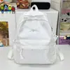 Mochila atmosférica con estampado de estrellas brillantes, estilo suave para niñas, adecuada para compras navideñas y salidas, mochila pequeña dulce y juvenil