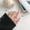 Anillo con Forma de Corazón Dulce y Elegante para Mujer, Anillo de Moda Versátil Apilable, Anillo Abierto Elegante y Único de Celebridad de Internet, Anillo para Dedo Índice Estilo Bosque