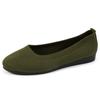 Zapatos casuales nuevos de otoño, zapatos de mujer de comercio exterior, tallas grandes, planos, de color sólido, con superficie de malla transpirable, zapatos de exterior de Europa y Estados Unidos.