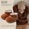 Invierno Nuevas Botas de Nieve Zapatos de Algodón para Bebé y Hombre Zapatos de Suela Blanda para Niño Pequeño 0-12 Meses Zapatos de Bebé Botas Cálidas para Mujer