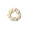 Color Café con Leche Peluche Anillo para el Cabello Anillo de Intestino Grueso Banda Elástica Lazo para el Cabello de Mujer 2024 Nuevo Otoño Diadema de Cuero