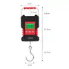 Balanza Electrónica Weiheng Wh-A28 Doméstica Impermeable Portátil 50kg con Cinta Métrica Recargable Balanza de Pesca