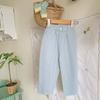 Calça Casual Colorida para Meninas 2026 Nova Coleção Primavera e Outono Calça de Moletom Versátil e Soltinha Infantil para Bebês e Crianças Pequenas