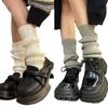 Otoño e Invierno Casual Sexy Calcetines de Punto Apilados Cubrepiernas Juego de Medias Blancas Jk Calcetines Populares de Moda de Media Caña para Mujer Y2K