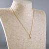 Europa y Estados Unidos superventas simple fresco amor micro-incrustado circón collar nicho todo-combinable colgante en forma de corazón cadena clavícula mujeres
