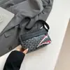 Bolsa de Ombro Feminina Nova Primavera 2025 Moda Casual Personalizada Bolsa para Celular Bolsa Transversal Casual Moderna Bolsa Quadrada Pequena