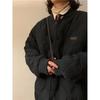 Chaqueta acolchada de algodón con cuadros rómbicos estilo americano para hombre, marca de moda, chaqueta de béisbol para parejas, chaqueta acolchada de algodón, nueva chaqueta acolchada de algodón holgada y gruesa de invierno.