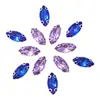 Cadena con Garras de Diamante Marquise Nueva Transfronteriza con Agujeros para Accesorios de Ropa DIY Cosidos a Mano y Fabricante de Joyería al por Mayor