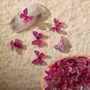 Rhinestones para Uñas Artísticas 3D de Mariposa Transfronterizos, Multicolor, Sencillos y Lindos, Tamaño Pequeño, 32 Estilos, Decoraciones para Uñas Termoencogibles en Forma de Moño
