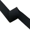 Banda Elástica de Sarga Doble Cara Negra de 1.5-5.0 cm, Bolsa de Cintura Deportiva Engrosada Encriptada sin Lanzadera, Accesorios para Cinturón