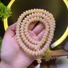 Fornecimento de fábrica verde vegetação tingido amarelo cera de abelha raiz de bodhi pulseira de 108 contas contas soltas acessórios joias DIY atacado