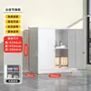 Archivero metálico de cinco secciones, gabinete multi-nivel para documentos con cerradura, gabinete para comprobantes financieros, gabinete de archivo para oficina