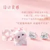 Brincos de Gatinho em Forma de Flor para Mulheres, Simples, Luxo Leve, Exquisitos, Fofos, Brincos de Alta Qualidade, Presente de Aniversário para Namorada