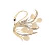 Broche de diamantes de imitación de cristal de cisne Manmiao, accesorio de broche de traje exquisito de lujo para ropa fija de temperamento femenino de alta gama